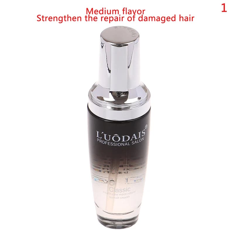 LUODAIS-Sérum réparateur pour cheveux secs et abîmés, huile d'argan, parfum plus lisse, protège la b