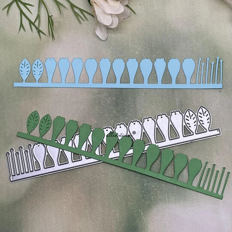 Matrices de découpe en métal lisse, rouleau de fleurs pour bricolage, cartes d'album en papier, arti