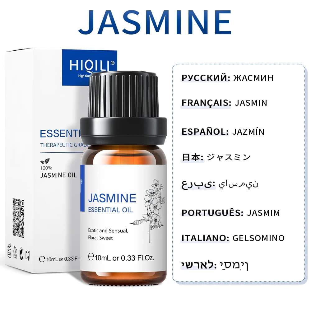 HIQILI Meilleurs huiles essentielles, 100 % nature pure pour l'aromathérapie | Humidificateur, Mas