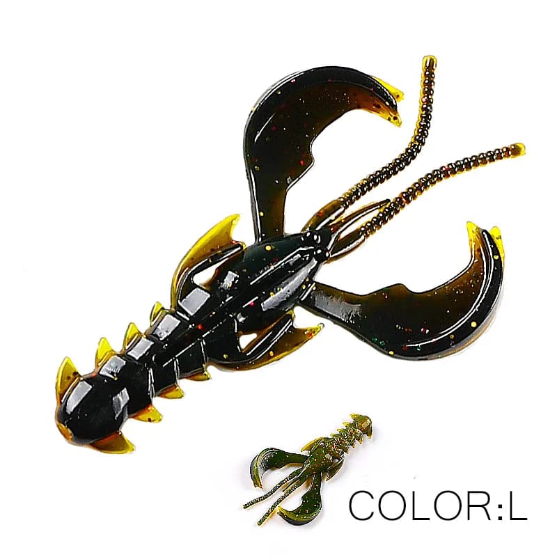 Supercontinent CRAZY 65mm/40mm homard leurre souple leurres de pêche attrayant crevette odeur sel Wo