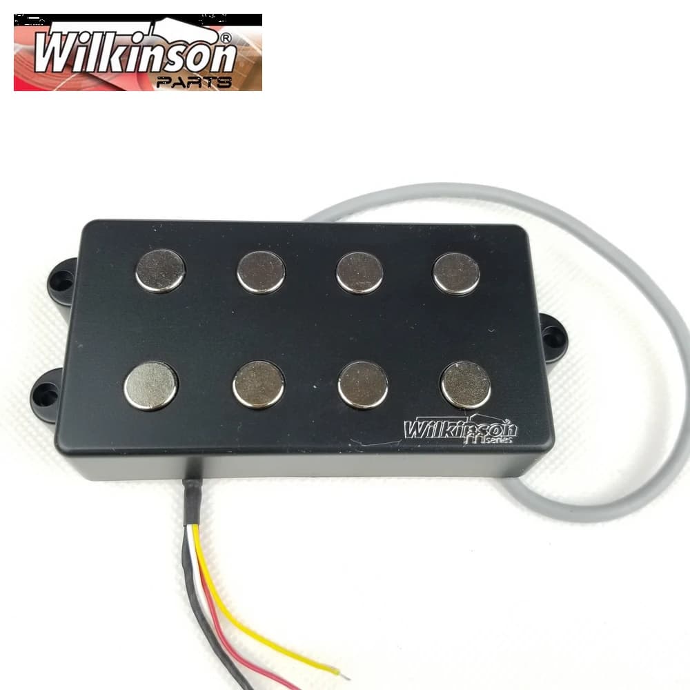 Wilkinson Lic-Basse électrique 4 cordes JE514 up, pour quatre tranches BigSound Fit Musicman, pickup