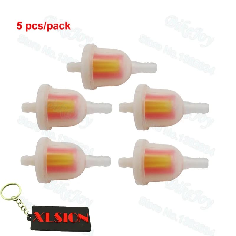 Filtres à huile et à carburant en ligne, 5 pièces/paquet, pour cyclomoteur Scooter Go Kart Dirt Pit 