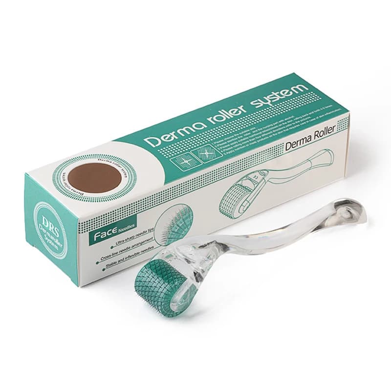 DRS-Rouleau de massage pour le visage, outil de beauté pour la repousse des cheveux et la croissance