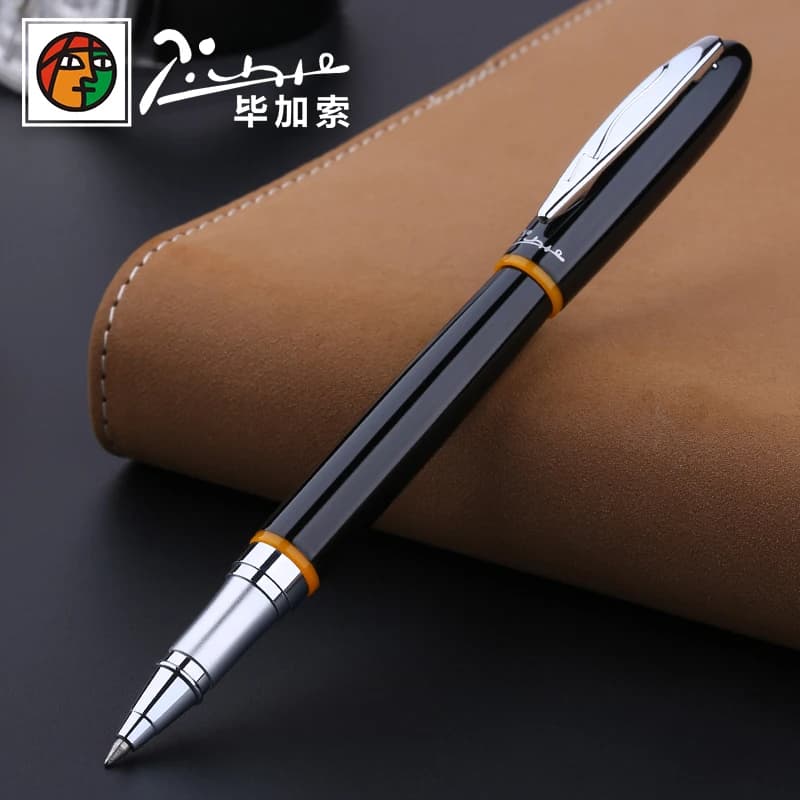 Pimio Montmartre stylo à bille de luxe à signature lisse avec recharge d'encre noire de 0,5 mm cadea