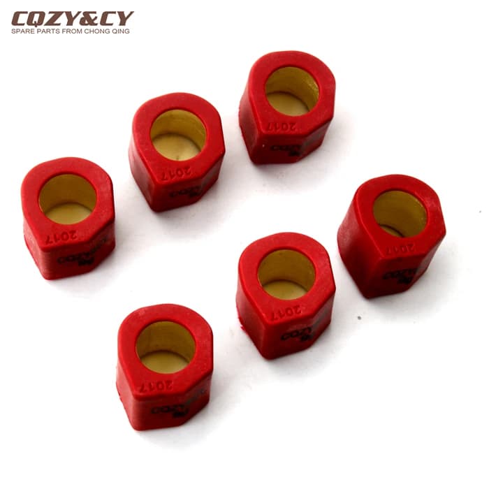 Jeu de rouleaux de course, poids 20x17mm 9g 11g 13g 15g pour Scooter Aprilia Leonardo 125 150 Scarab
