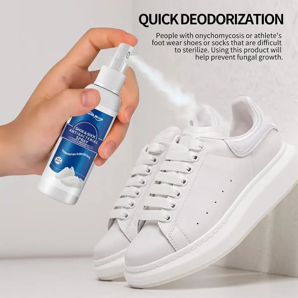 Spray antibactérien pour chaussures, 60ml, odeur de pied, désodorisant, chaussettes, dissolvant d'od