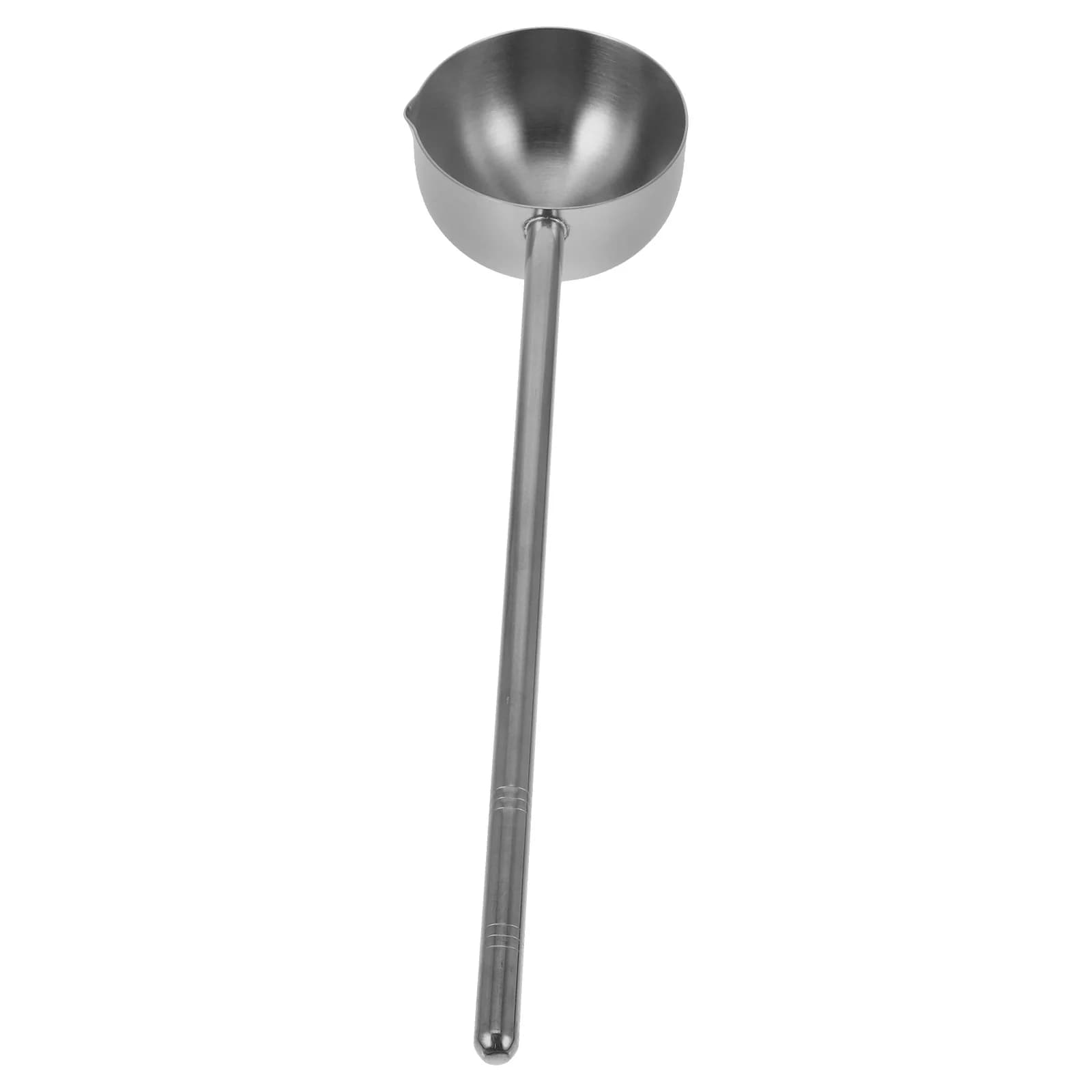 Louche à soupe en acier inoxydable 80ML, outil de cuisine ergonomique résistant à l'usure, chauffage