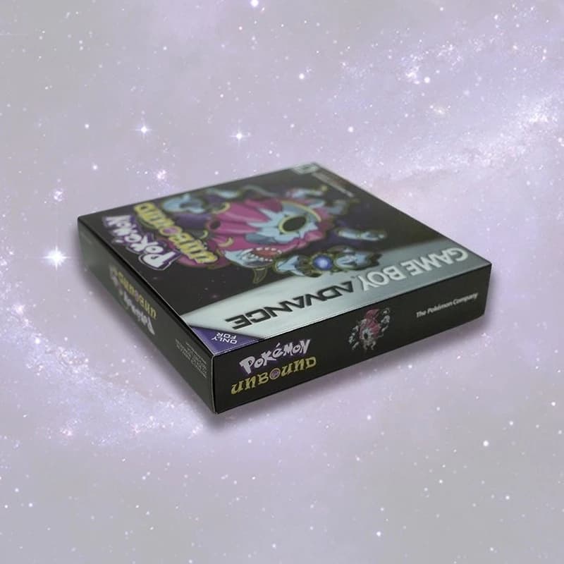 Cartouche de jeu GBA 1M Flash RTC pour console de jeu vidéo, carte Pokemon Unbound V2.1.1 avec boîte
