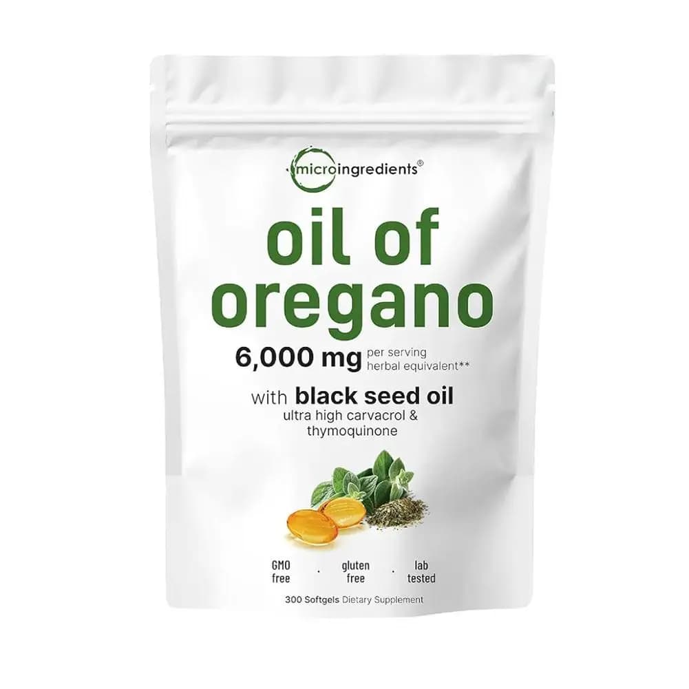 Capsules d'huile d'organo naturelle pure, antioxydants, soutien immunitaire, supplément quotidien co