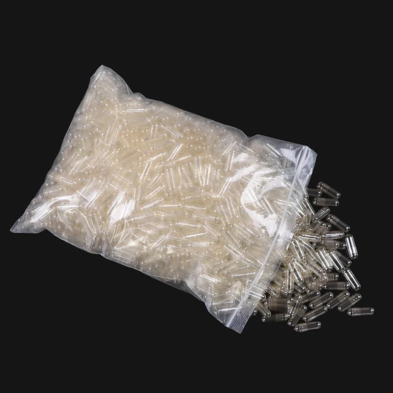 AfricHard-Capsule Brian à déficit vacant, taille 00 #, gel pour le stockage des médicaments, utilisé