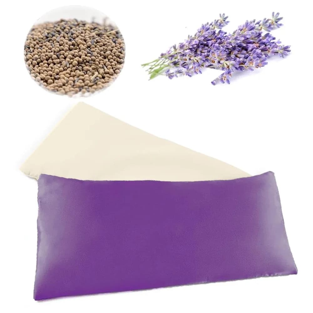 Oreiller pour les yeux lavande pour les yeux secs, compresse chaude et froide avec aromathérapie pou