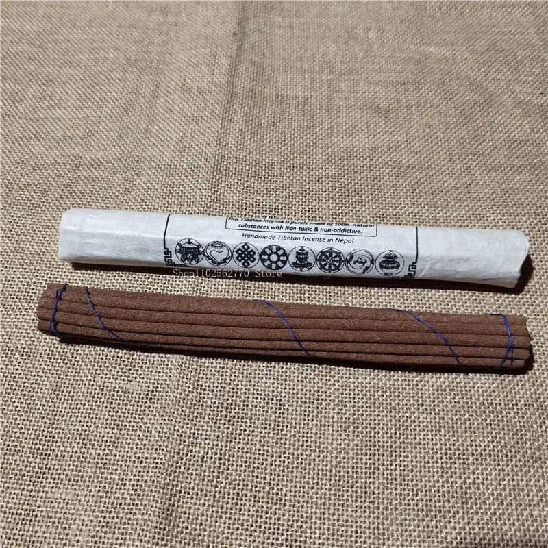 Encens tibétain du népal et de l'himalaya, plante naturelle, ligne faite à la main, bricolage, encen