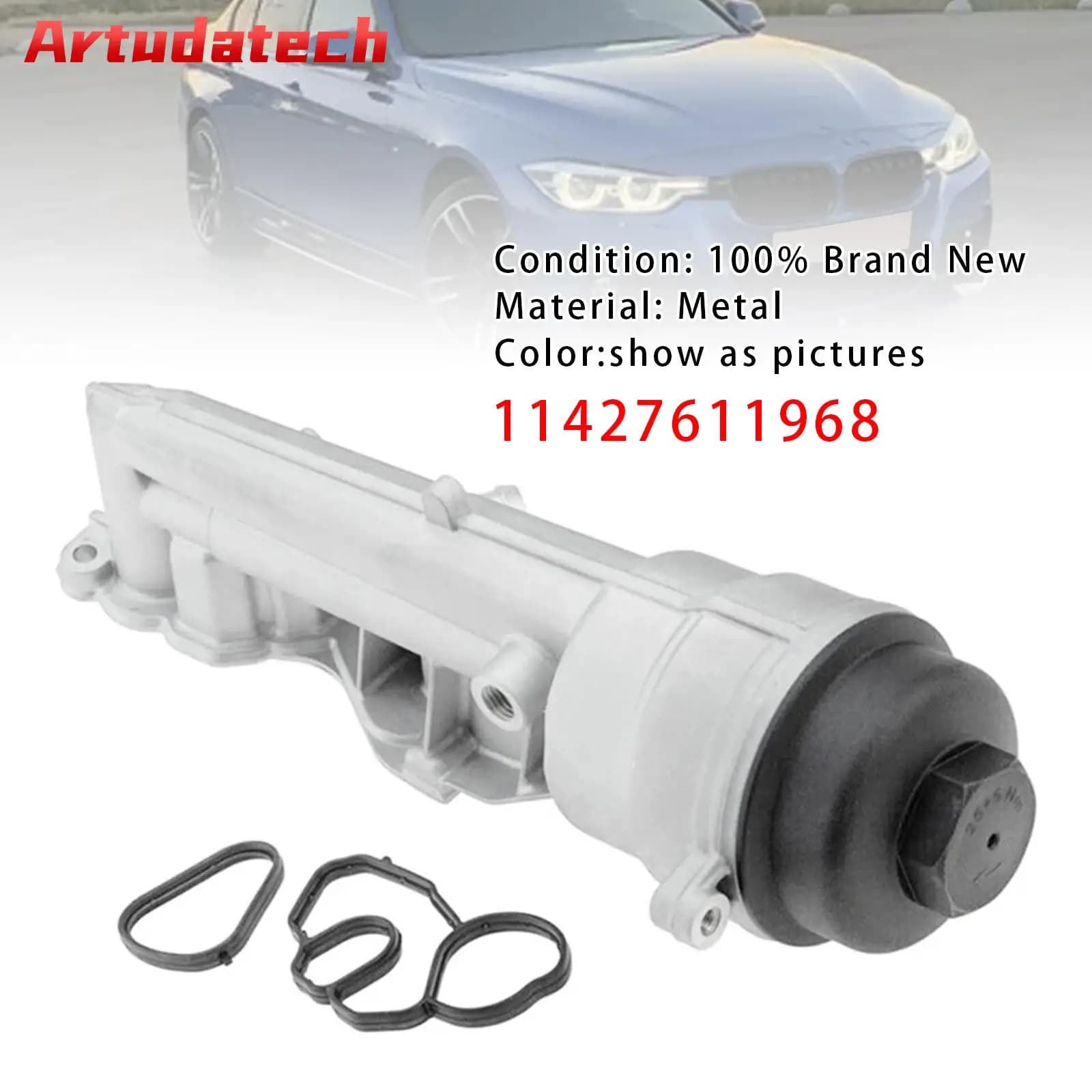 Artudatech 11427611968 tout nouveau refroidisseur d'huile moteur pour BMW F20 F30 F35 F80 2011-2019