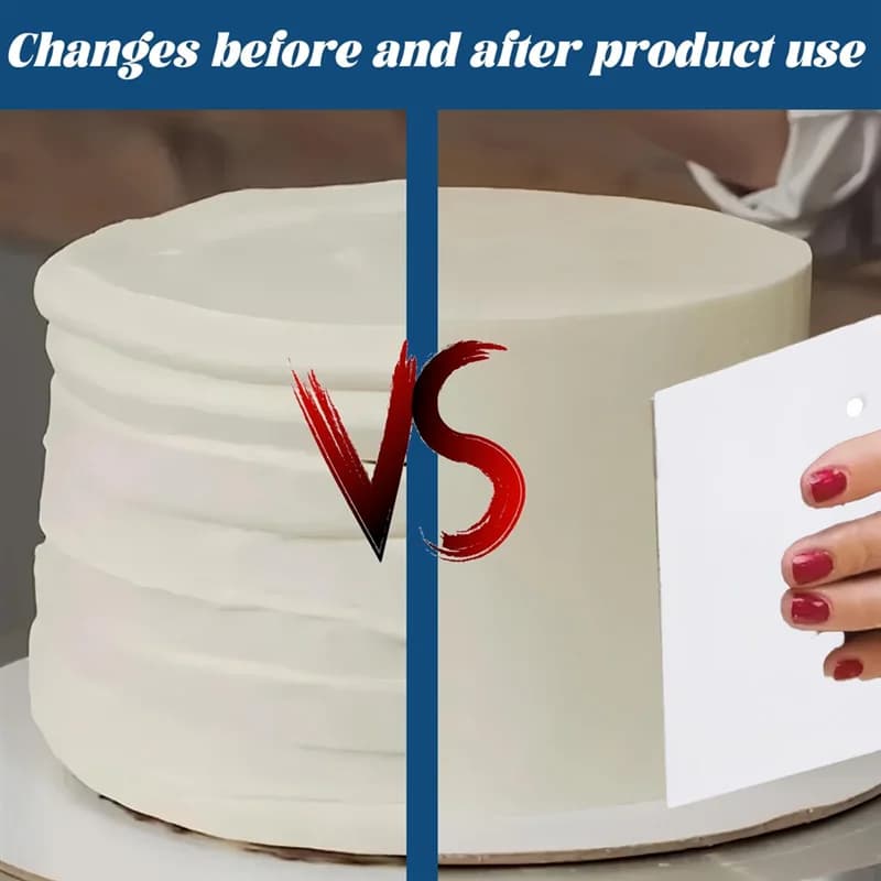 Ensemble de grattoirs à gâteaux, crème au beurre professionnelle plus lisse pour la décoration des g