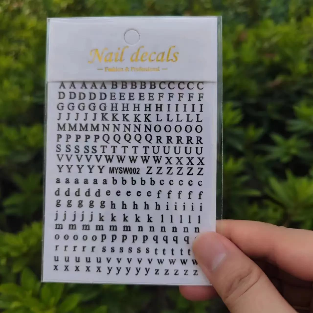 26 autocollants Alphabet à paillettes, lettres majuscules auto-adhésives inférieures pour étui, lett