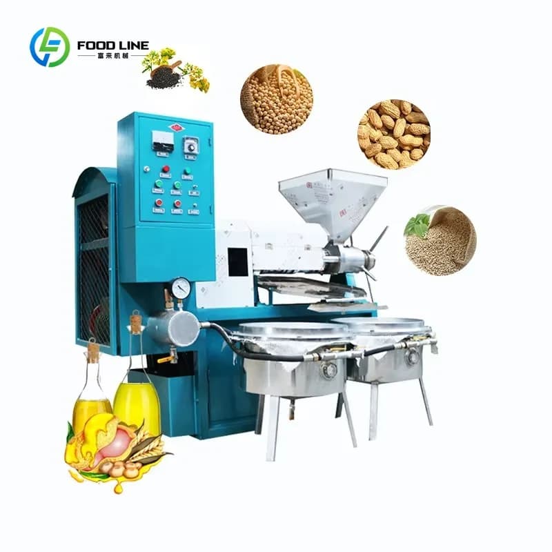 Presse à huile industrielle à vis pour palme, noix de coco et olive, à froid, nouvelle machine de pr