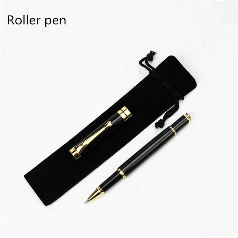 Stylo plume et stylo à bille bureau école texte doré personnalisé gravé commémorer cadeau stylo enti