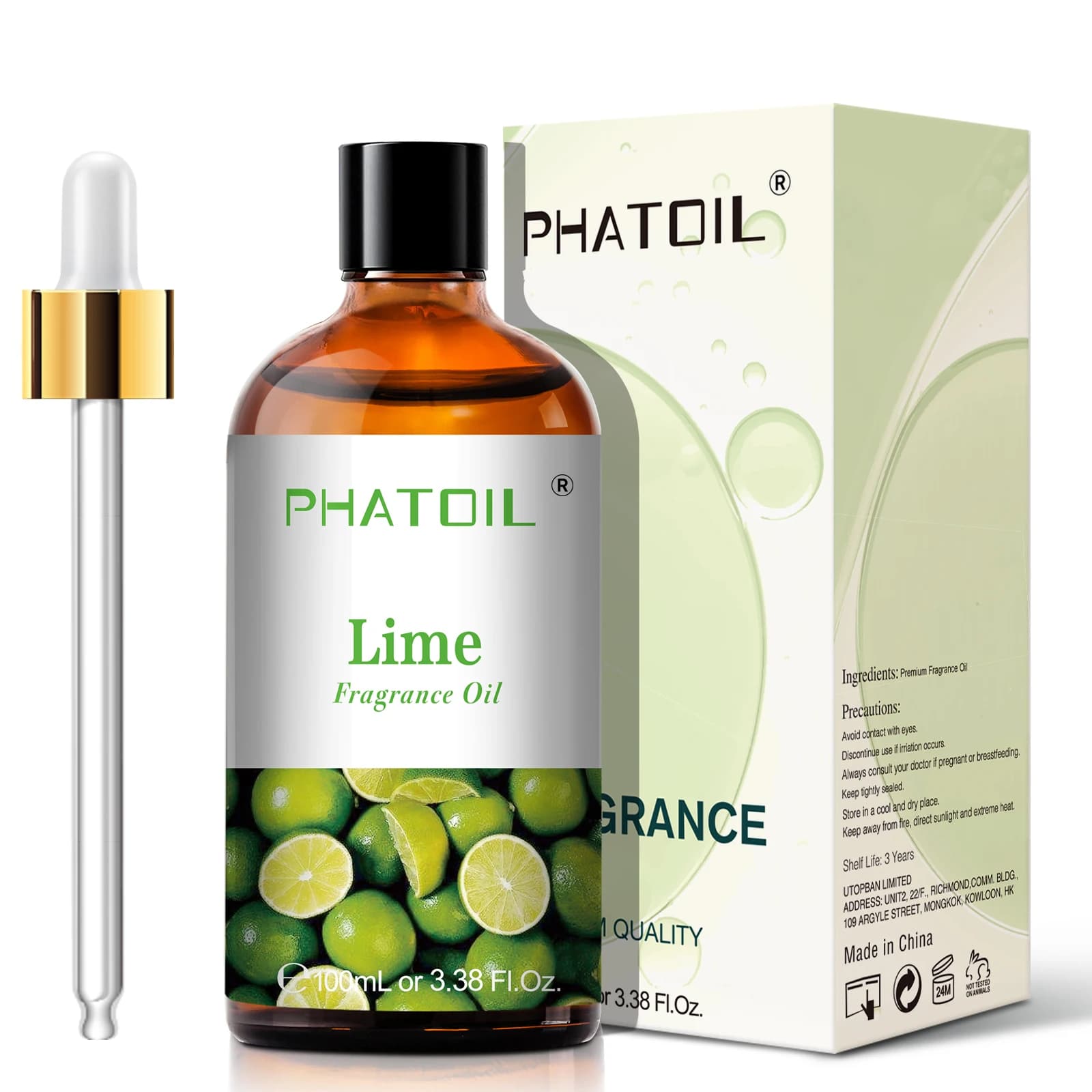 Phatoil 100ml huiles parfumées de myrtille noix de coco vanille pomme verte mangue canneberge fraise