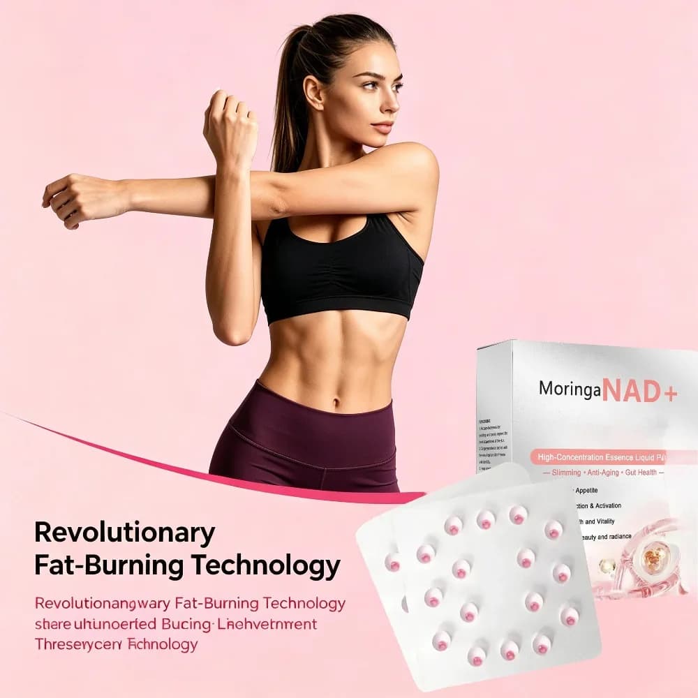 Capsules d'essence de Moringa NADs pour hommes et femmes, usage quotidien, favorisent une digestion 