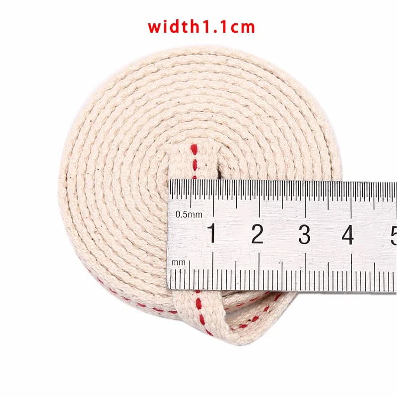 Mèche de lampe à kérosène en coton tressé, mèche de lampe à huile, mèche de lampe à huile, mèche de 