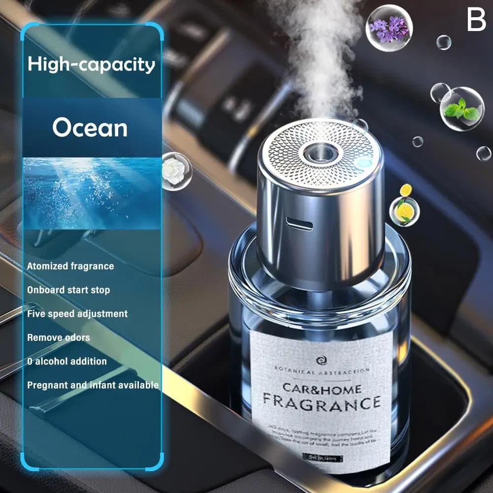 Diffuseur d'huiles essentielles monté sur voiture, vaporisateur de parfum, humidificateur intelligen