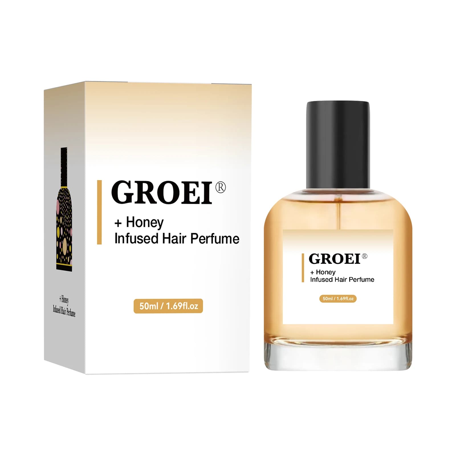 Parfum capillaire infusé au miel 50ml - Parfum naturel à l'huile d'argan, nourrit et ajoute de la br