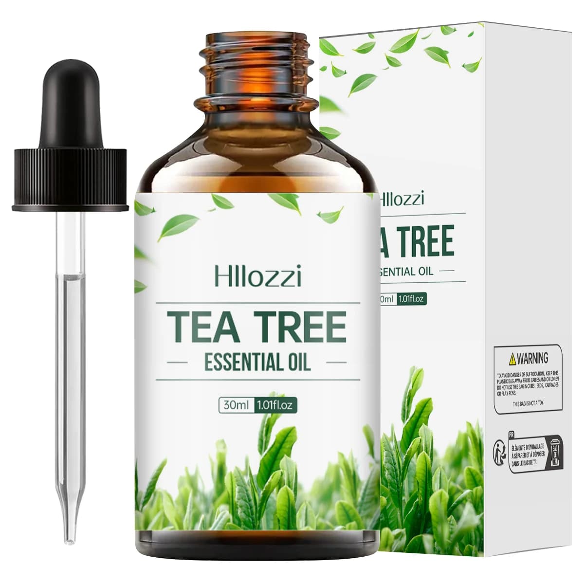 Huile essentielle d'arbre à thé 100ml/60ml/30ml, pour soins du corps, soins capillaires, soins du vi