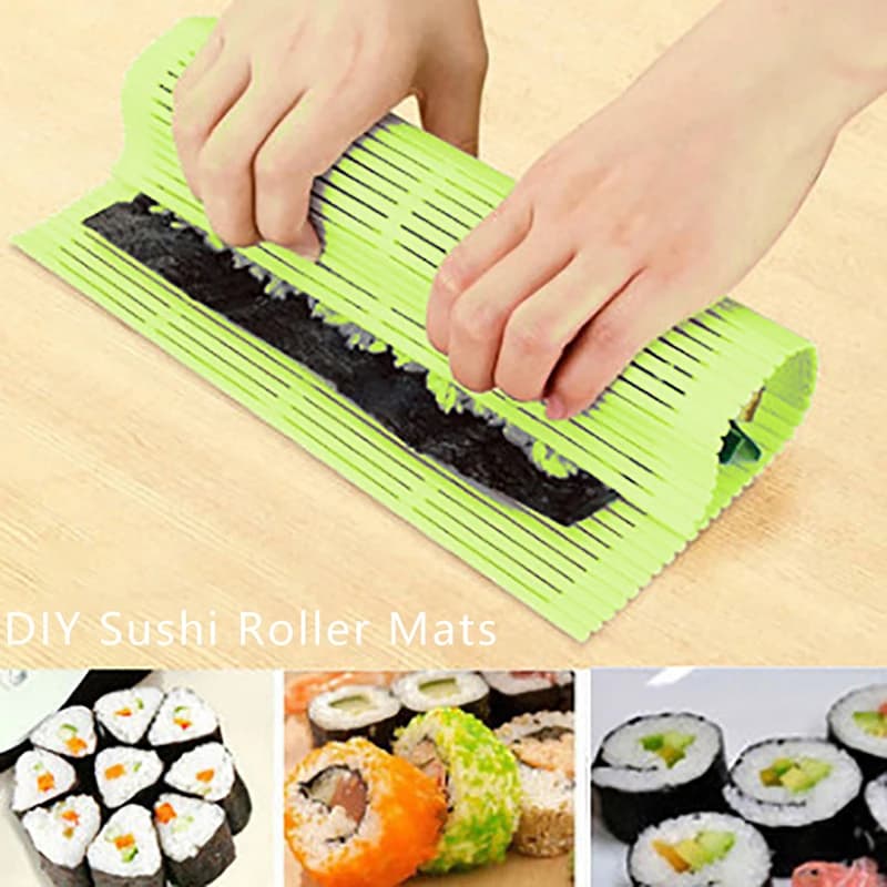 Bricolage Silicone Sushi rouleau tapis lavable réutilisable Sushi rouleau moule tapis bricolage alim