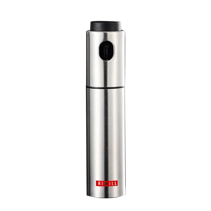 AIWILL 100ML acier inoxydable pulvérisateur d'huile d'olive vaporisateur bouteille vaporisateur cuis