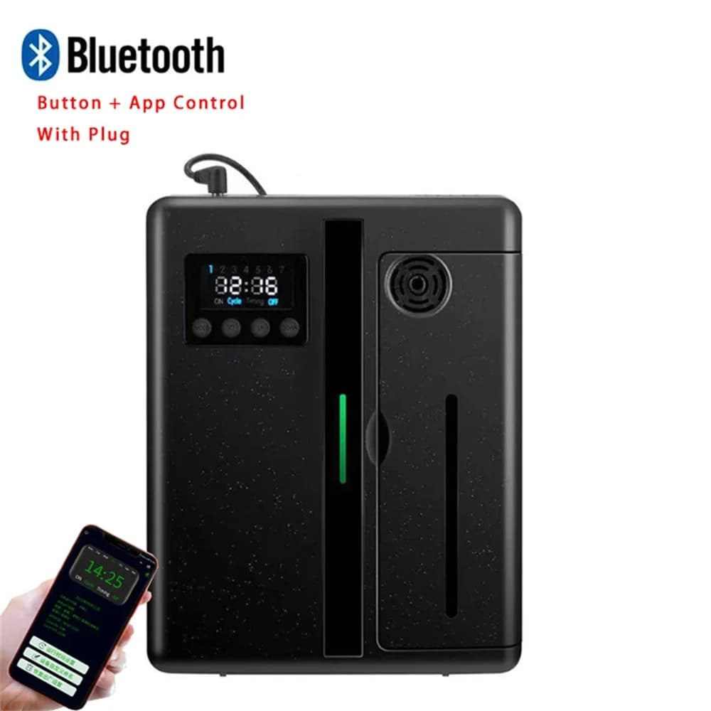 Diffuseur de parfum couverture 300m3 désodorisant de pièce diffuseur d'huile Bluetooth pour huile es