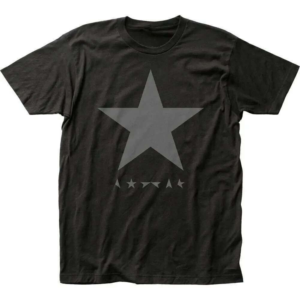 T-shirt de groupe de rock'n'roll David Bowie Blackstar, nouveau t-shirt noir décontracté à la mode, 