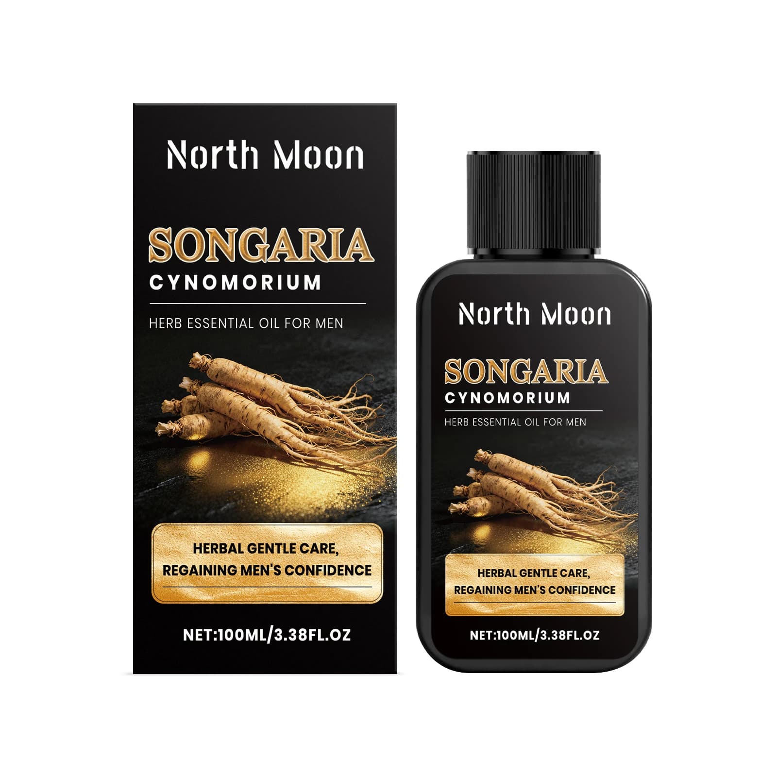 Huile de massage pour hommes aux ingrédients naturels à base de plantes, soin doux pour le corps mas