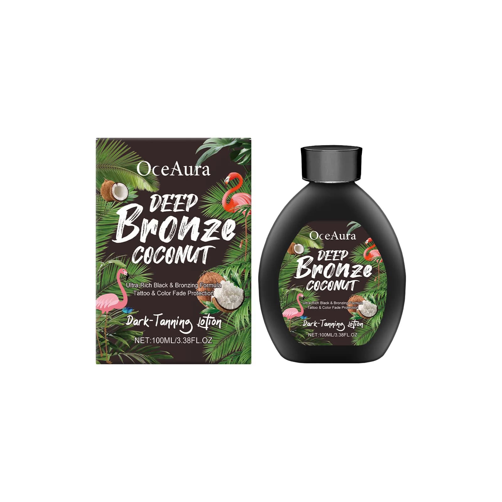Lotion de bronzage à la noix de coco, bronzant sans soleil, rehausseur de bronzage, rehausseur assom