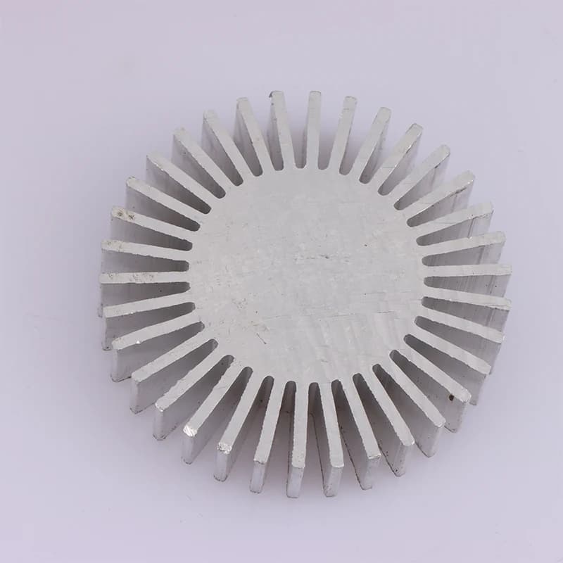 COB-Dissipateur thermique LED en alliage d'aluminium, 50mm de diamètre, 3 ~ 7W, haute puissance
