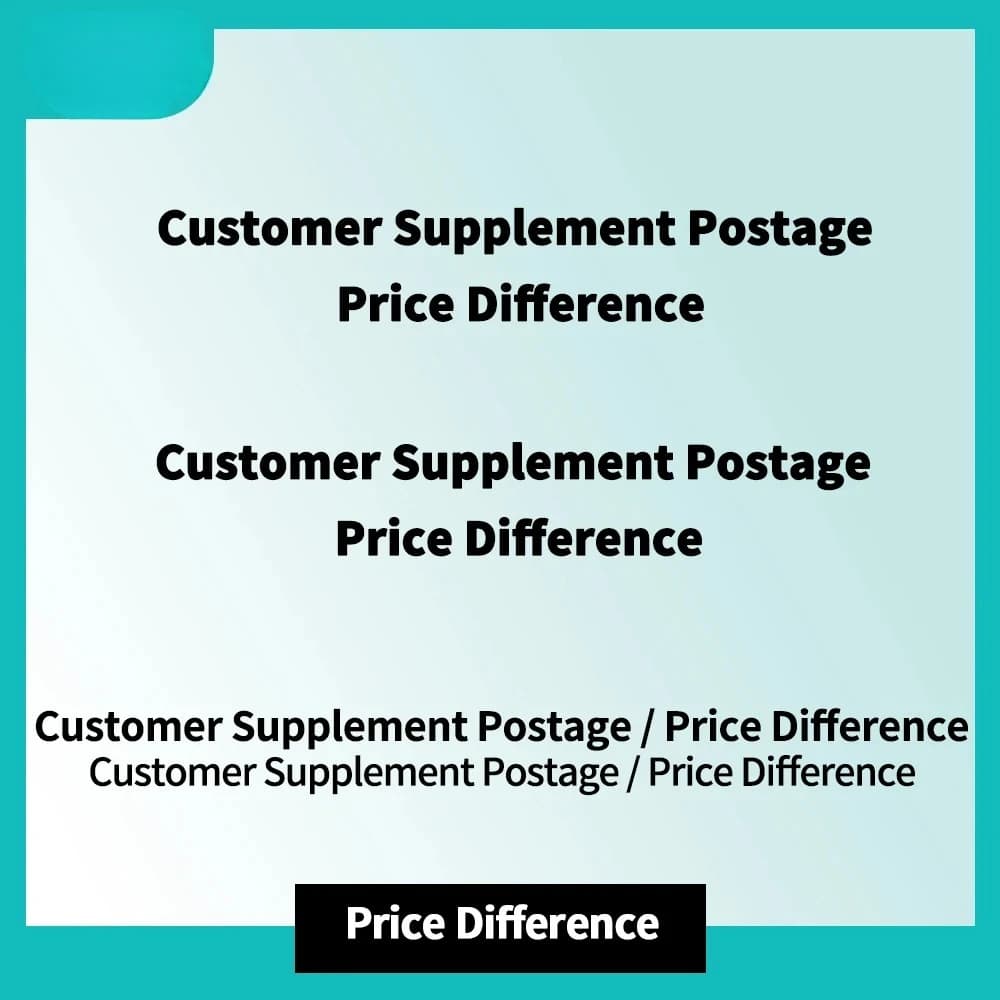 Frais de port supplémentaires pour le client / Différence de prix