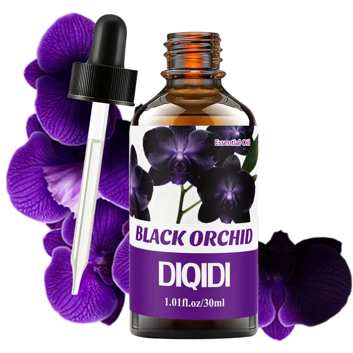 Huile essentielle d'orchidée noire, huile essentielle de fruits, huile essentielle d'aromathérapie d