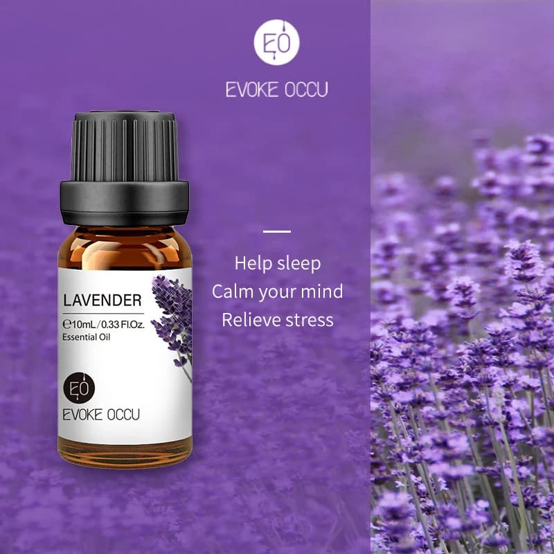 EVOKE OCCU 10mL huile essentielle, lavande jasmin Rose vanille huile naturelle Pure pour diffuseur h