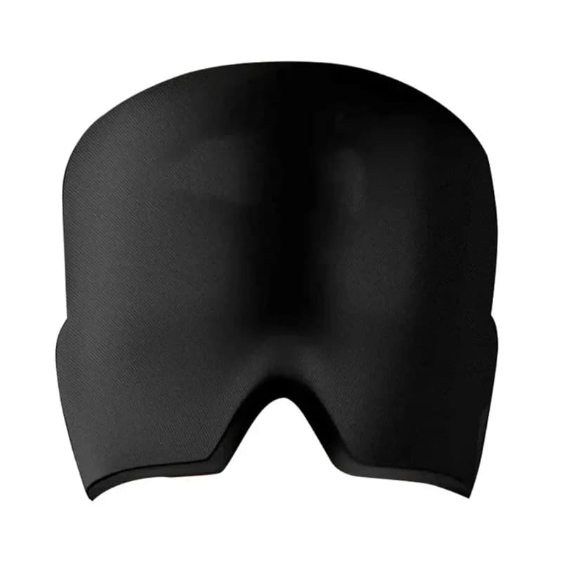 Casque de thérapie par compresse de gel rafraîchissant pour soulager les maux de tête, avec masque o