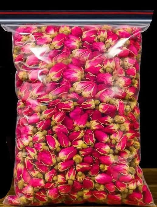 Fleurs de rose séchées naturelles de haute qualité, boutons de rose pour la fabrication de savon, de