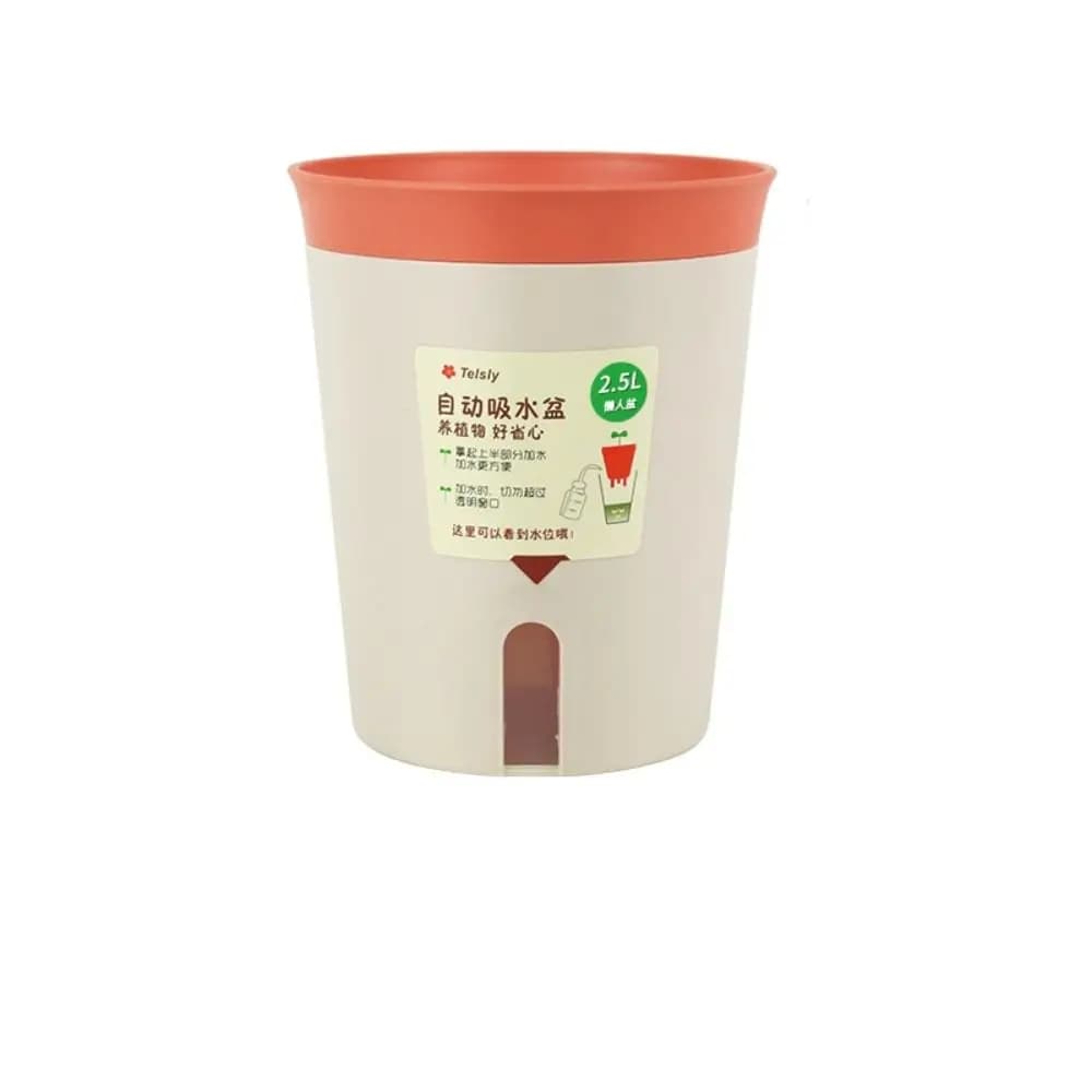 Pot de fleur hydroponique paresseux, Pot de fleurs absorbant l'eau, plante succulente en plastique, 