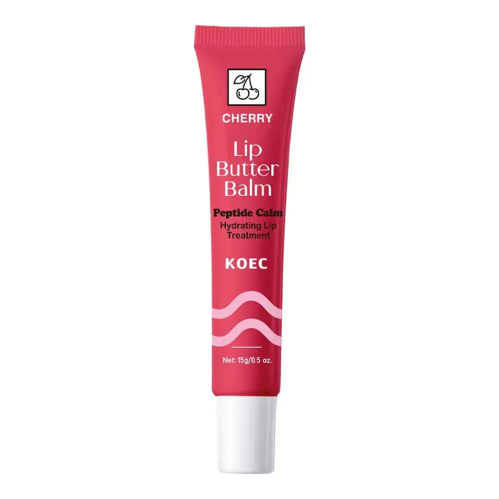 Baume à lèvres/lotion pour les lèvres KOEC, traitement hydratant apaisant aux peptides, anti-dessèch