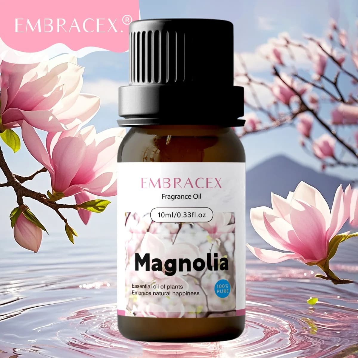Huile essentielle de magnolia 10 ml pour massage corporel, senteurs florales relaxantes, cadeaux, fa