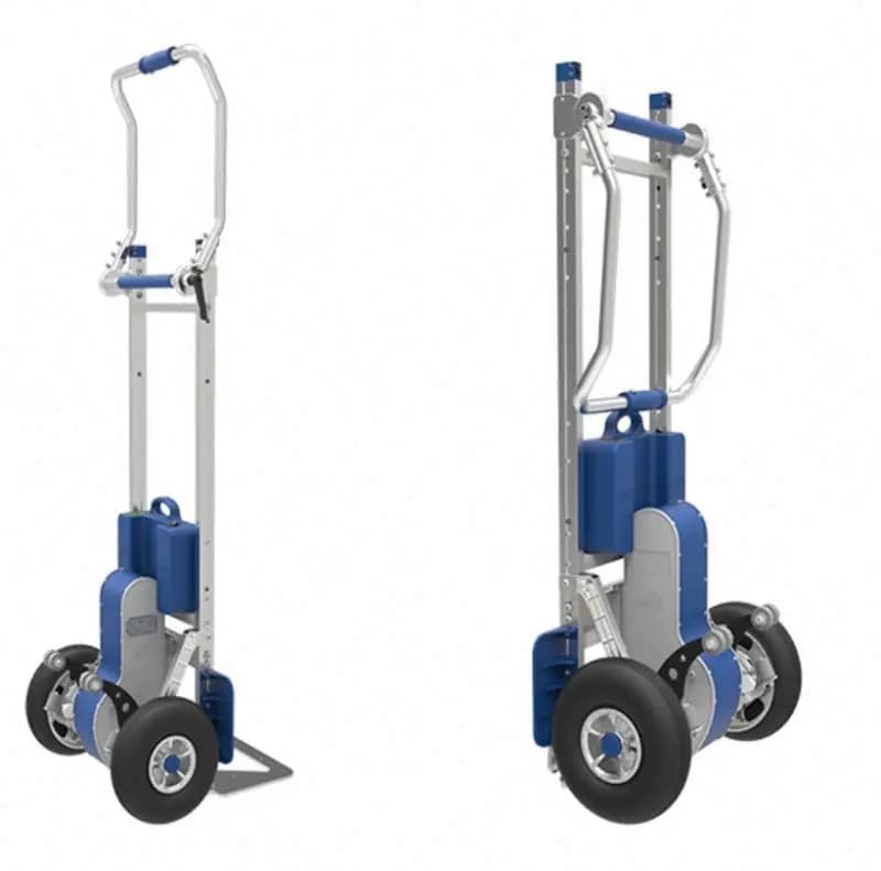 Chariot motorisé à 2 roues pour escaliers, chariot de transport électrique, chariot à chenilles pour