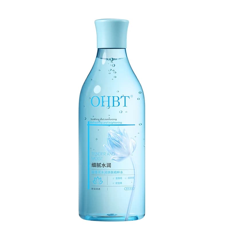 OHBT – tonique pour le visage Lotus bleu, 500ml, eau d'essence nourrissante et hydratante en profond