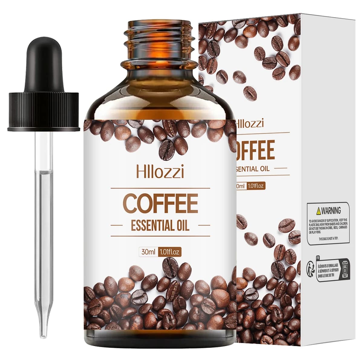 Huile essentielle de café, d'huile essentielle de café moelleux à l'arôme durable, adaptée à l'utili