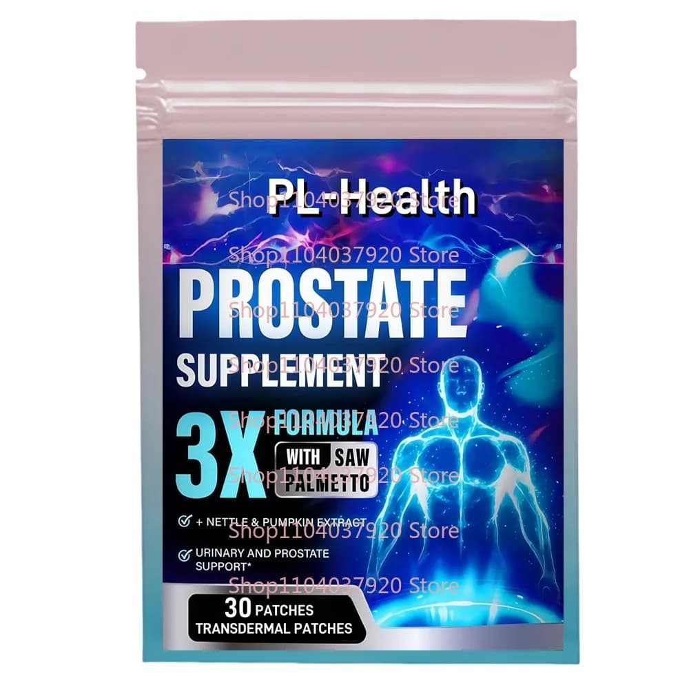 30 patchs patchs transdérmiques pour la santé de la Prostate pour hommes avec scie Palmetto piquant 