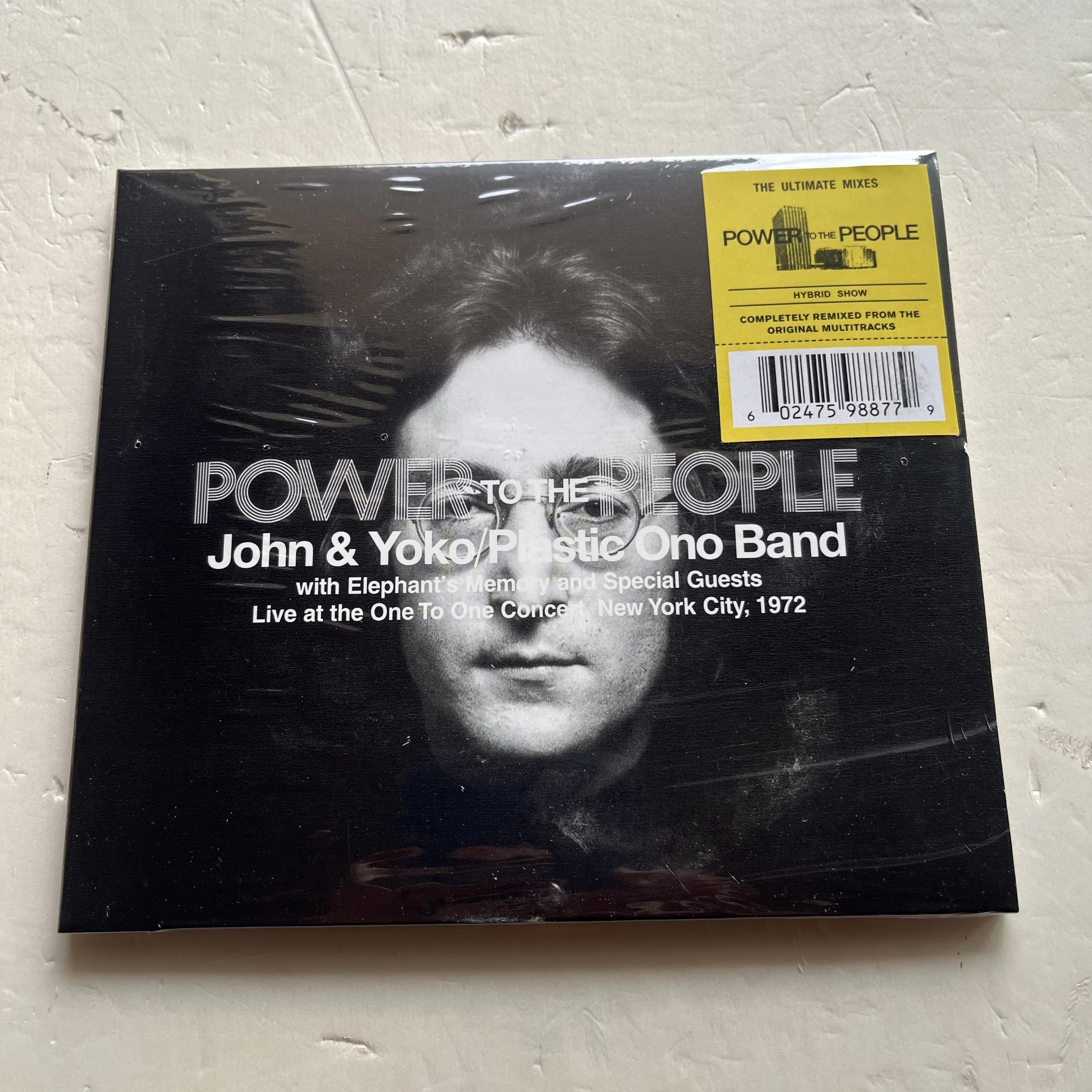 Rock John Lennon Yoko Ono musique CD puissance vers les gens Album New York ville enregistrement de 