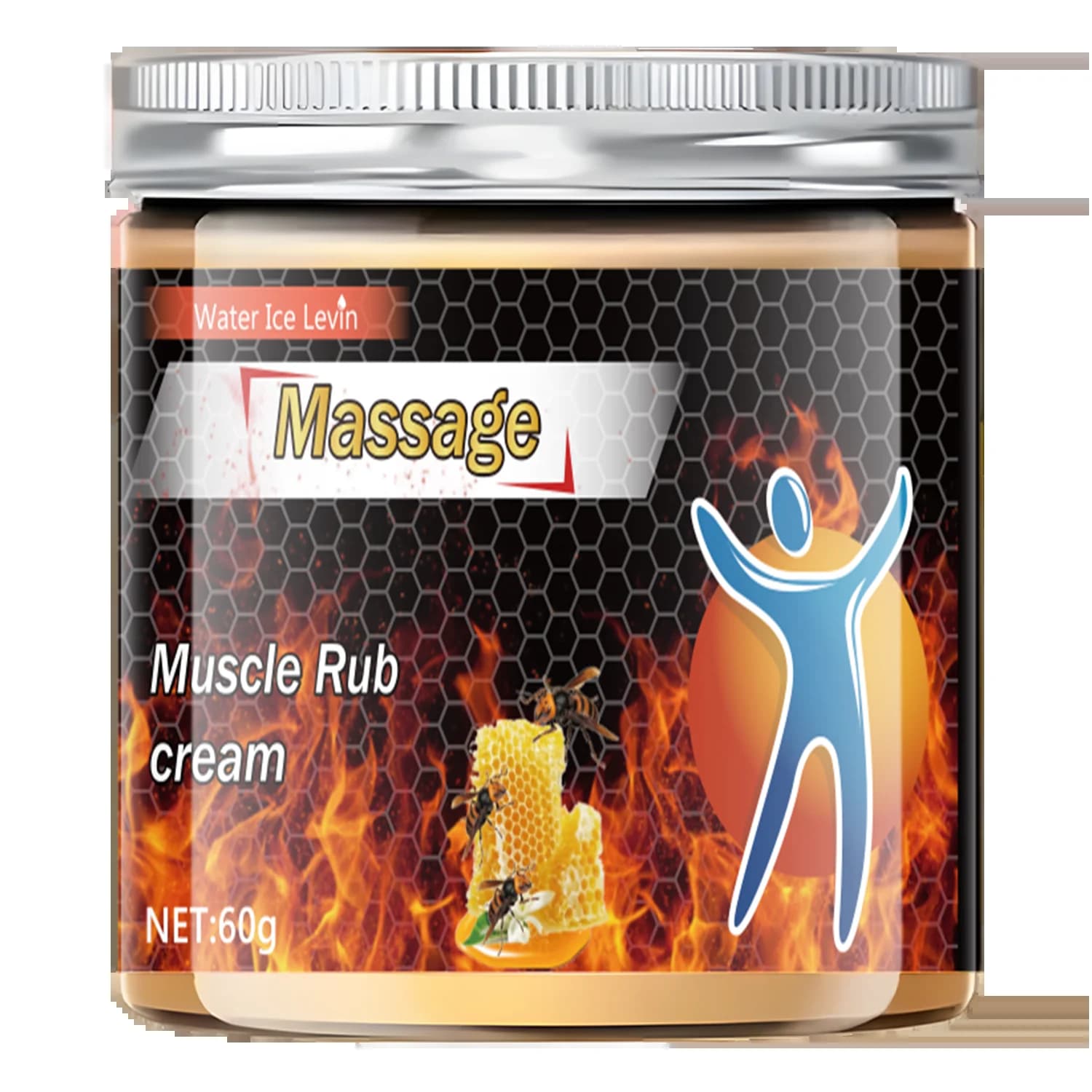 Crème de massage musculaire, adaptée aux hommes et aux femmes. Il est pratique à la chaleur, adapté 