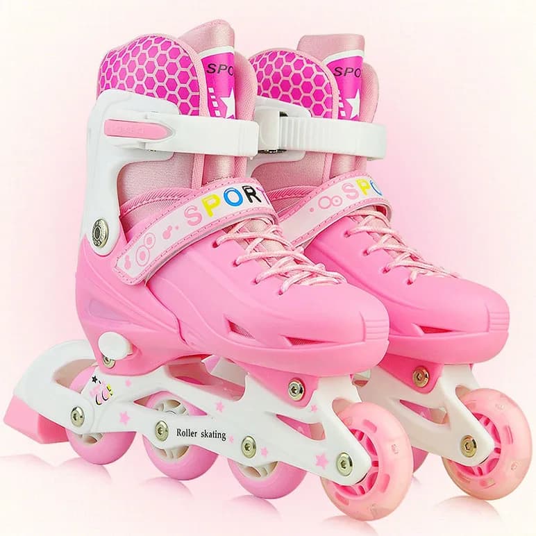 Chaussures de patin à roulettes en ligne pour enfants, baskets à 4 roues pour enfants, maire intérie