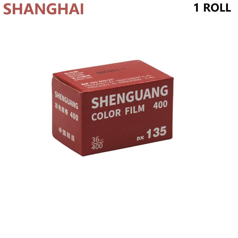 1/3/6 rouleau Shanghai couleur FILM 400 135Film C41 FILM rétro paysage chaud Portrait 36 feuilles av